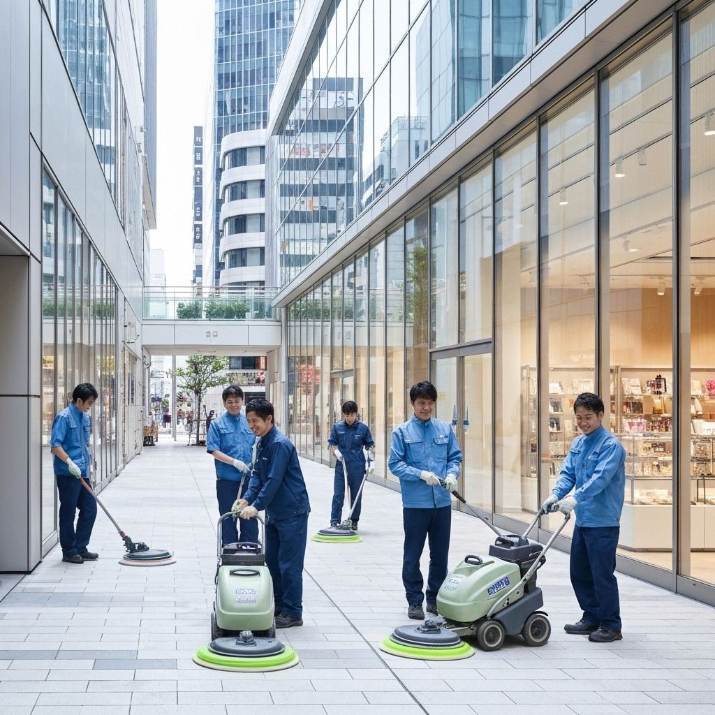 ショッピングモール清掃のイメージ